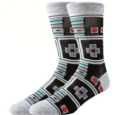 NES Controller Socken - Nintendo Entertainment System Gamer Cartoon-Socken