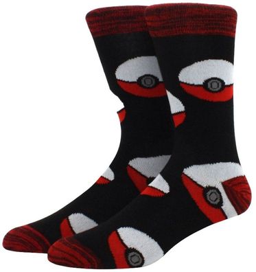 Pokéball Socken - Nintendo Pokémon Schwarze Socken