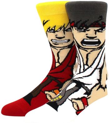 Ryu vs Ken Socken - Capcom Street Fighter Gamer Socken