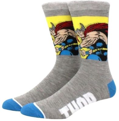 Thor Socken - Marvel Avengers Graue Socken