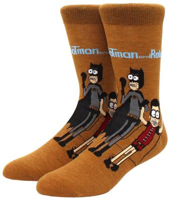 Rick and Morty Socken - Motivsocken mit Batman & Robin-Motiv