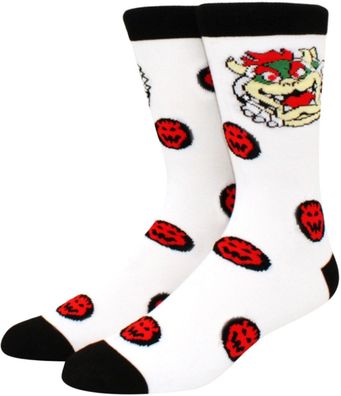 Bowser Icons Socken - Mario Bros Crew Cartoon-Socken