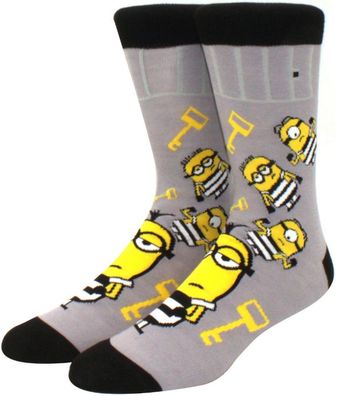 Minions Team Lustige Socken - Lakaien Comic Heroes Motiv-Socken