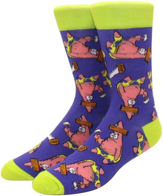 Patrick Star Socken - SpongeBob Schwammkopf Cartoon-Socken