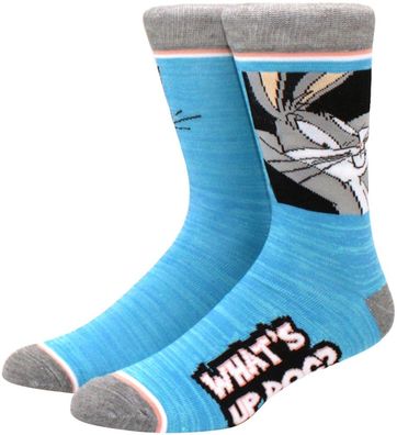 What's Up Dog? Bugs Bunny Socken - Looney Tunes Crew Cartoon-Socken
