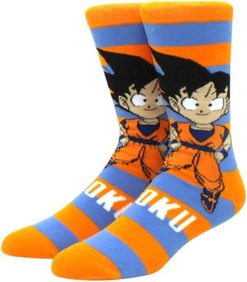 Junior Goku Orange Manga Socken - Dragon Ball Z Cartoon-Design Socken
