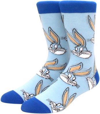 Bugs Bunny Blaue Socken - Looney Tunes Lustige Cartoon-Socken