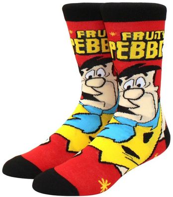 Fred Feuerstein Socken - Familie Feuerstein Fruity Pebbles Cartoon-Socken