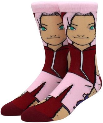 Sakura Haruno Socken - Naruto Shippuden Manga Cartoon-Socken