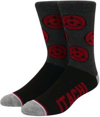 Itachi Uchiha Schwarze Socken - Naruto Shippuden Manga Cartoon-Socken