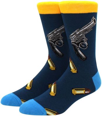 Colt Revolver Socken - Pistolen Motiv-Socken