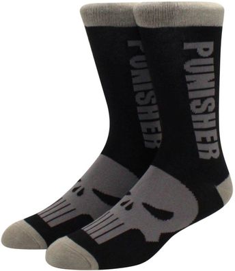 The Punisher Schwarze Socken - Marvel Comics Cartoon-Socken
