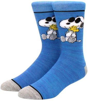 Snoopy Blaue Socken - Peanuts Cartoon Socken