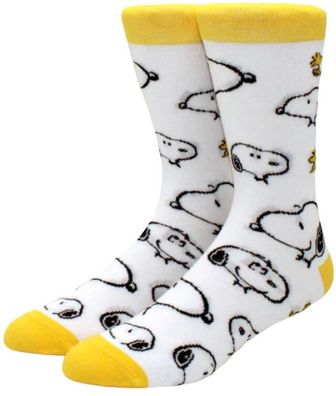 Snoopy Weiße Socken - Peanuts Cartoon Socken