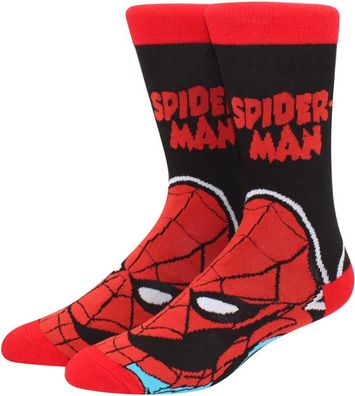 Spider-Man Face Socken - Marvel Comics Crew Cartoon-Design Socken
