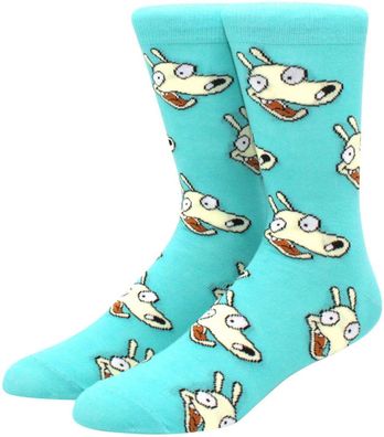 Rocko Türkise Socken - Rocko's Modern Life Cartoon-Design Socken