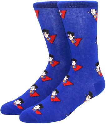 Superman Pop-Art Socken - DC Comics Crew Cartoon-Design Socken