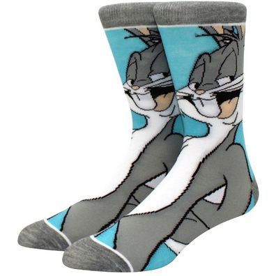 Bugs Bunny Graue Socken - Looney Tunes Cartoon-Design Socken