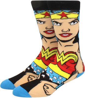Wonder Woman Socken - DC Justice League Heroes Cartoon-Design Socken