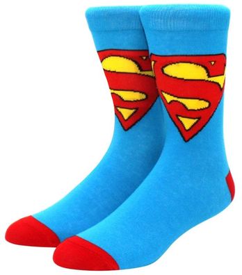 Superman Big Logo Socken - DC Justice League Heroes Cartoon-Design Socken