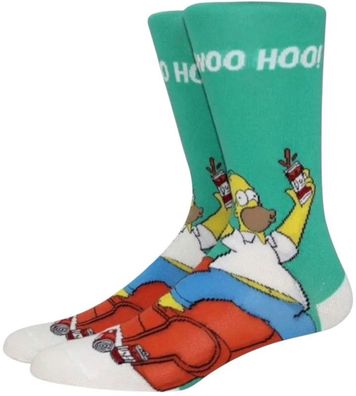Homer Hoo-Hoo! Socken - The Simpsons Crew Cartoon-Design Socken
