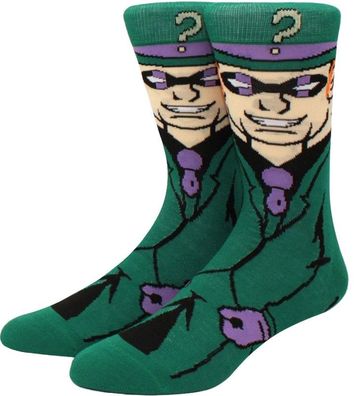 Riddler Rebirth Socken - DC Comics Team Cartoon-Design Socken