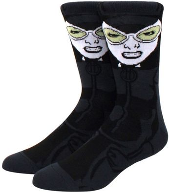 Catwoman Socken - DC Comics Schwarze Team Cartoon-Design Socken