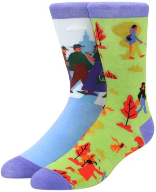 Bergsteiger Twin Socken - Holiday & Fun Cartoon-Socks