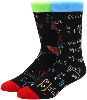 Lehre Mathematische Formeln Twin Socken - Holiday & Fun Cartoon-Socks