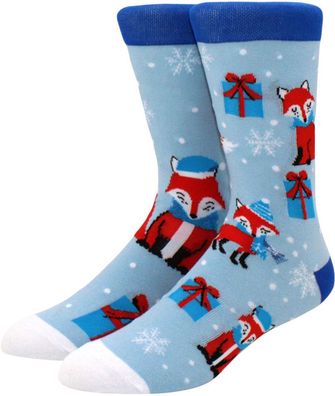 Rotfuchs Winter Twin Socken - Holiday & Fun Cartoon-Socks