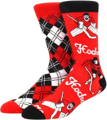 Hockey Sport Twin Socken - Holiday & Fun Cartoon-Socks