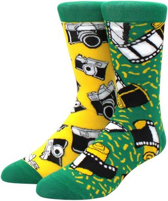 Kamera Twin Socken - Holiday & Fun Cartoon-Socks