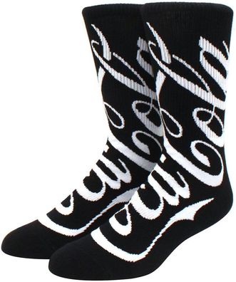 Coca-Cola Schwarze Socken - The Coca-Cola Company Big Coke-Socken
