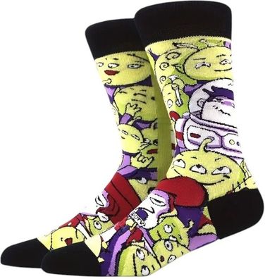 Toy Story Socken - Disney Cartoon-Socken in Schwarz-Gelb