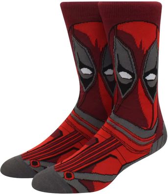 Deadpool Socken - Marvel Comics Avengers Crew Cartoon-Socks