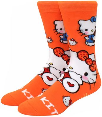 Hello Kitty Socken - Sanrio Crew Cartoon-Design Socks