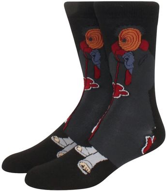 Obito Uchiha Crew Socken - Naruto Manga Cartoon-Socken (Größe 37-46)