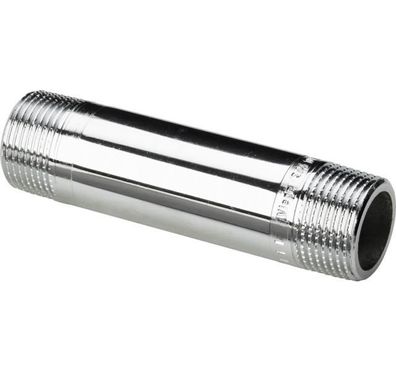 Viega Langnippel 3530 in R1/2 x 100mm Rotguss verchromt
