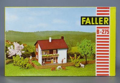 Faller H0 B-275 Zweigschossiges Bauernhof-Wohnhaus Bauernhaus Haus 50er/60er NEU OVP