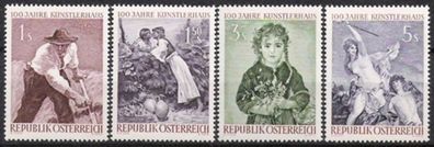 Österreich Nr.1087/90 * * Gemälde 1961, postfrisch