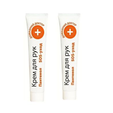2 St"Domaschnij Doktor" Handcreme Panthenol Sos-Pflege, für extrem trockene Haut