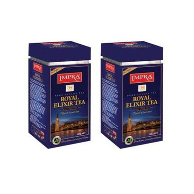 2x 200 g Tee IMPRA Ceylon Royal Elixir Big Leaf loser