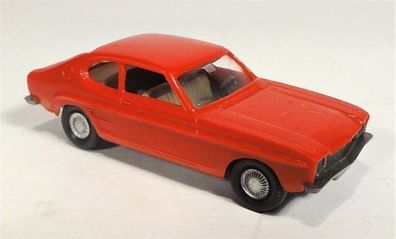 Wiking H0 202 2 Ford Capri Sportwagen Sportlimousine rot Einrichtung dunkel
