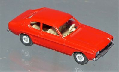 Wiking H0 202 2 Ford Capri Sportwagen Sportlimousine rot Einrichtung hell