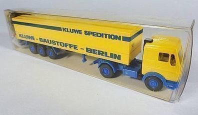 Wiking H0 25 515 Mercedes Benz MB Großraum LKW Kluwe Baustoffe Sattelzug NEU OVP