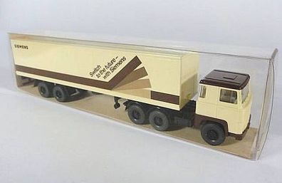 Wiking H0 25 520 1 Scania 111 LKW Siemens England Container Sattelzug NEU OVP