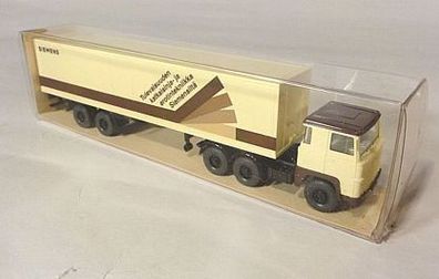 Wiking H0 25 520 2 Scania 111 LKW Siemens Finnland Container Sattelzug NEU OVP