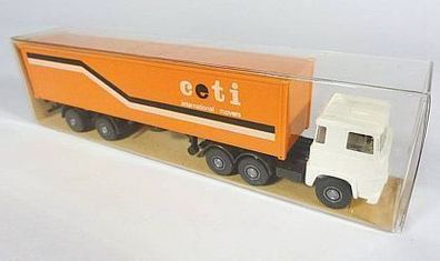 Wiking H0 25 520 Scania 111 LKW Ceti internatinal movers Container Sattelzug NEU OVP
