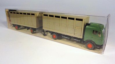 Wiking H0 25 565 Mercedes Benz MB 1628 LKW Viehtransport Fernlastzug NEU OVP