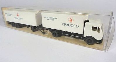 Wiking H0 26 455 1 Mercedes Benz MB LKW Dragoco Duft Sattelzug Plane NEU OVP